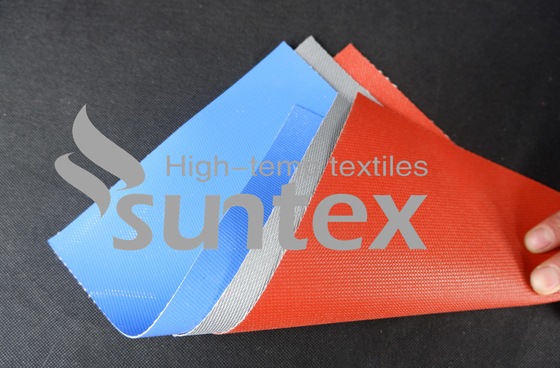 High Temperature Colored Silicone Coated Industrial Fiberglass Fabric