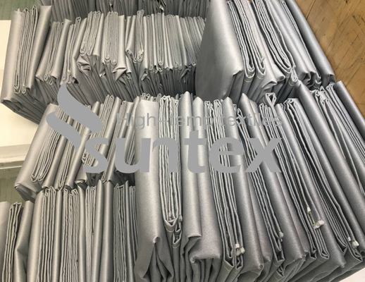 Fireproof Silicone Coated Fiberglass Fabric For Fire Curtains And Welding Curtains